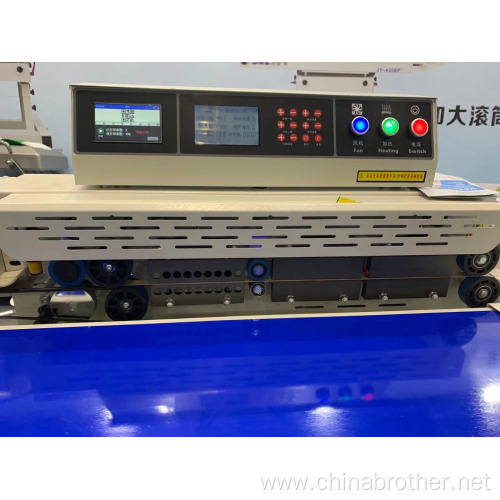 Ink jet printing printer bag band sealer